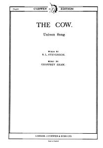 Geoffrey Shaw: The Cow