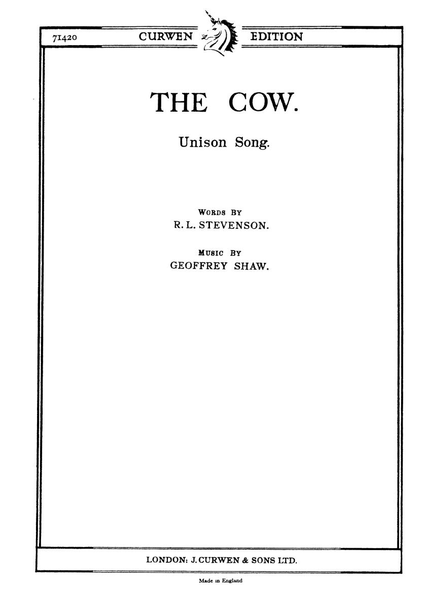Geoffrey Shaw: The Cow