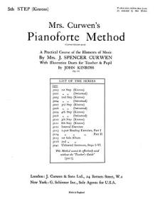 Mrs Curwen's Pianoforte Method 5th Step (Kinross)