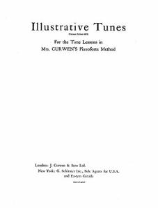 Mrs Curwen's Pianoforte Method Illustrative Tunes