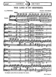 Franz Schubert: The Lord Is My Shepherd (TTBB)