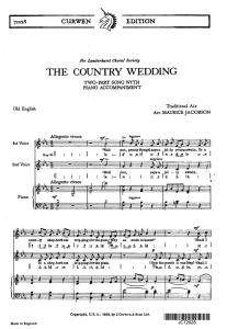Jacobson, M The Country Wedding 2pt/Piano
