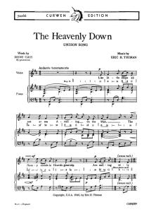 Thiman, E The Heavenly Down Unison Piano
