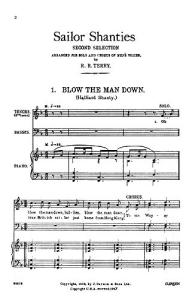 Terry, R Sailor Shanties Ttbb