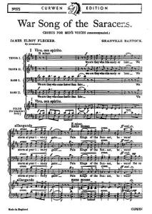 Granville Bantock: War Song Of The Saracens