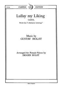 Holst, G Lullay My Liking Ssaa
