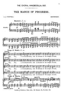 Giacomo Meyerbeer: March Of Progress (SATB)