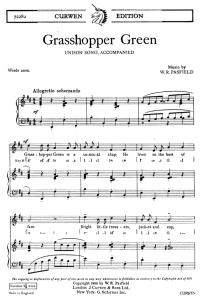Pasfield, Wr Grasshopper Green Unison