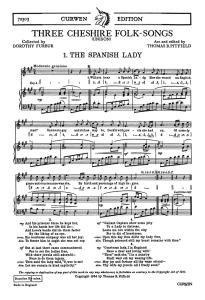 Pitfield, T Three Cheshire Folk-songs Unison