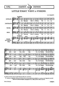 Macy, J Little Tommy Went A-fishing Satb/Piano