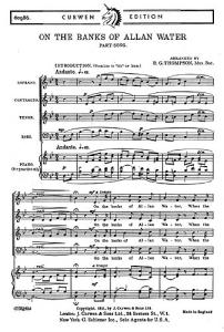 Thompson On The Banks Allan Satb