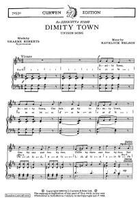 Nelson, H Dimity Town Unison/Piano