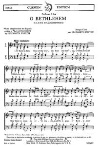 Elizabeth Poston: O Bethlehem