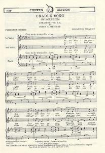 Johannes Brahms: Cradle Song (Wiegenlied)- SA/Piano