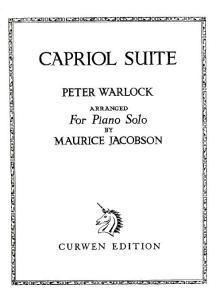 Peter Warlock: Capriol Suite (Solo Piano)