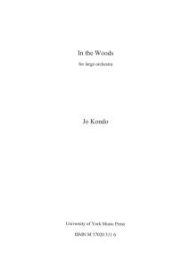 Jo Kondo: In the Woods