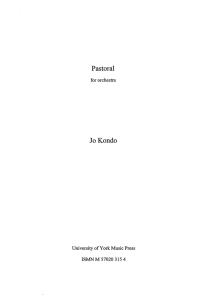 Jo Kondo: Pastoral