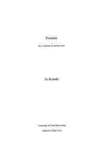 Jo Kondo: Frontier
