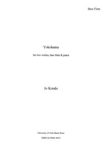 Jo Kondo: Yokohama (Parts)
