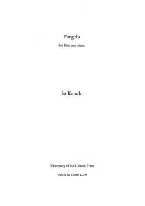 Jo Kondo: Pergola