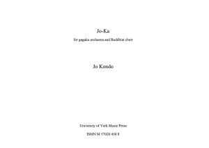 Jo Kondo: Jo-ka