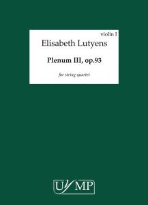 Elisabeth Lutyens: Plenum III Op.93 (Parts)