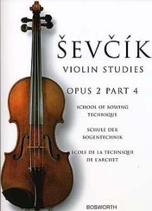 Sevcik Violin Studies: School Of Bowing Technique Opus 2 Part 4