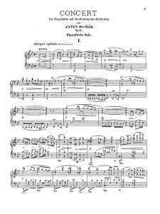 Antonin Dvorak: Piano Concerto Op.33