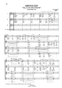 Per N&oslash;rg&aring;rd: Abendlied Und M&auml;rchenfarben (Parts)