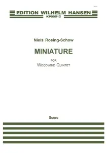 Niels Rosing-Schow: Miniature (Score)
