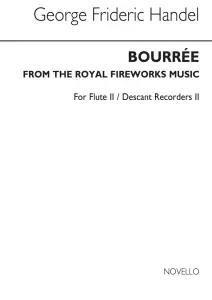 George Frideric Handel: Bourree From The Fireworks Music (Flt/Des Rec 2)
