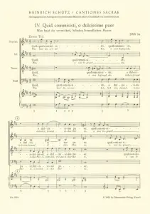 Heinrich Sch&uuml;tz: Passionsmotetten SWV 56-60