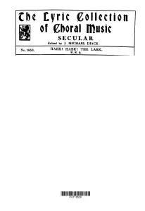 Schubert Hark! Hark! The Lark Ssa
