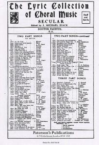 J. Michael Diack: Dr Faustus (SA/Piano)