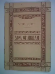 Schubert Song Of Miriam V/S