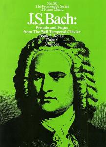 J.S Bach: Prelude and Fugue: Well Tempered Clavier Book 2, No.12 (No.80)