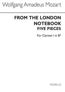 Mozart: From The London Notebook (Clarinet 1 Part)