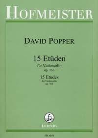 David Popper: 15 Etüden Für Violoncello Op. 76 Band 1