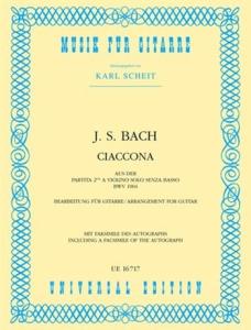 BACH JS CIACCONA S Gtr