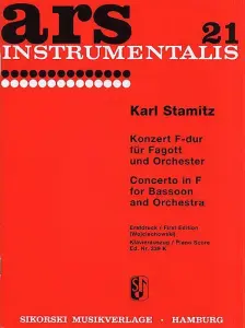 Karl Stamitz: Concerto For Bassoon And Orchestra (Bassoon/Piano)