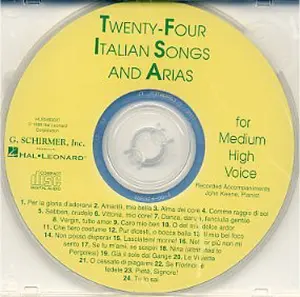 Twenty-Four Italian Songs And Arias Of The 17th And 18th Centuries - Medium Hig