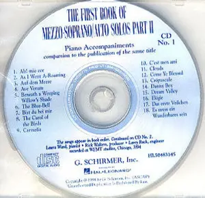 The First Book Of Mezzo-Soprano/ Alto Solos - Part 2