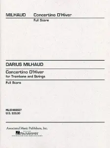 Darius Milhaud: Concertino D'Hiver Op.327 (Score)