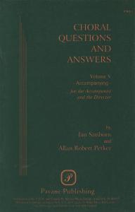 Choral Questions And Answers, Volume 5: Accompanying