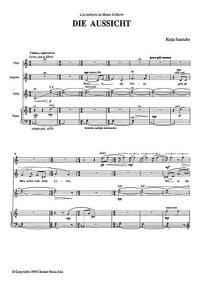 Kaija Saariaho: Die Aussicht (Score And Parts)