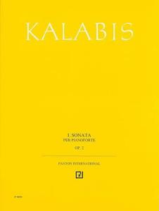 Viktor Kalabis: Pianosonat, Op. 2 (1. Piano Sonata, op. 2)