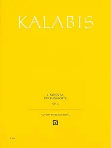 Viktor Kalabis: Pianosonat, Op. 2 (1. Piano Sonata, op. 2)