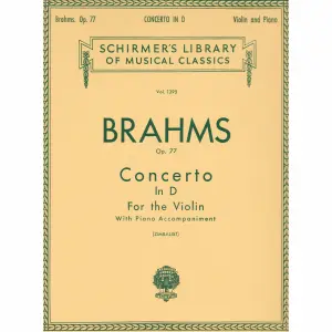 Johannes Brahms: Violin Concerto In D Op.77 (Violin/Piano)