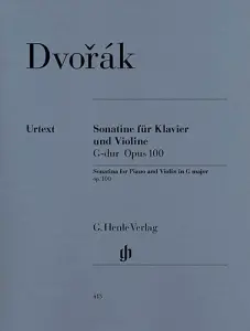 Antonín Dvorák: Sonatina For Piano And Violin In G Op.100