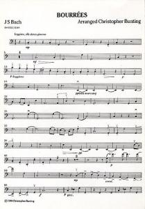 J.S. Bach: Bourrees (Double Bass Part)